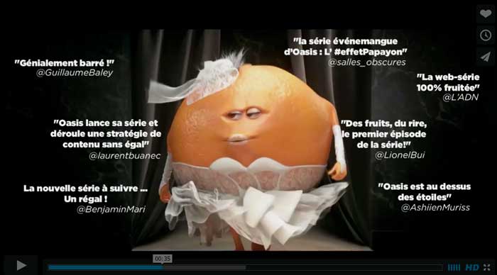 Quand le marketing fait le bonbon : Oasis première marque française sur les médias sociaux